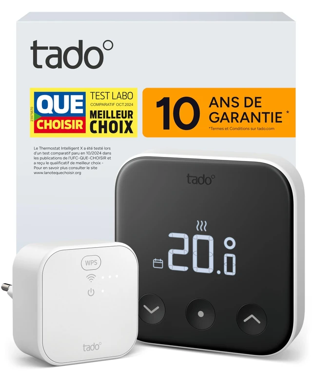 tado° Termostato inteligente X, Starter Kit + tado° Termostato de radiador inteligente X: Pack Trío