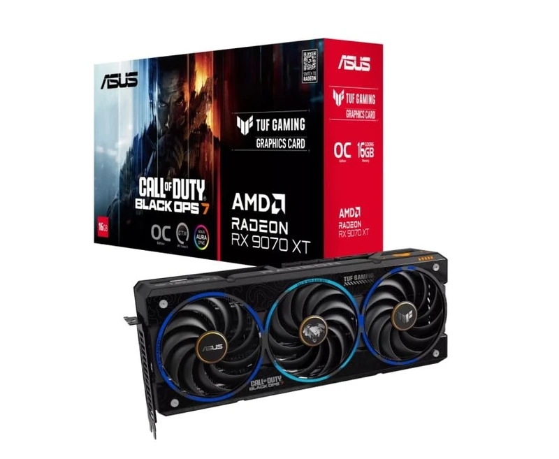 ASUS Radeon RX 9070 XT TUF Gaming 16GB OC Graphics Card COD BO7 Special Edition