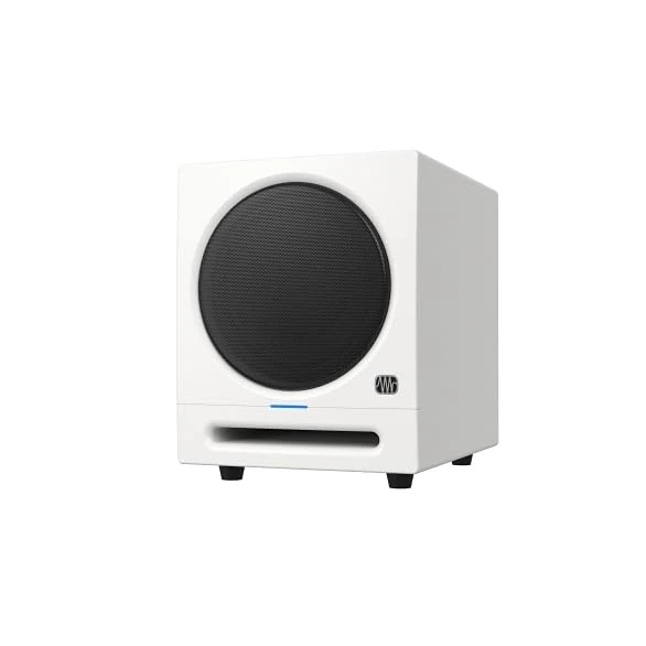 PreSonus Eris Sub 8BT — 8-inch Active Studio Subwoofer with Bluetooth for Multimedia, Gaming, Studio-Quality Music Production - White