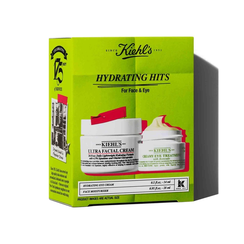 Kiehl's Hydrating Hits Set, Face and Eye Hydration, Gift Bundle