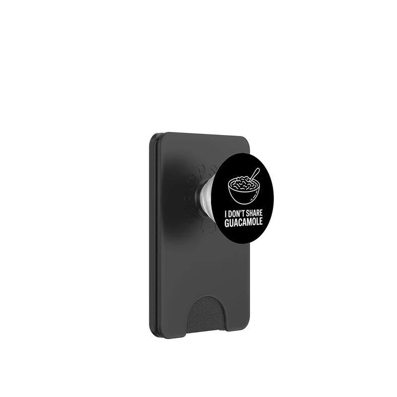 I Don’t Share Guacamole Chips and Guac Avocado Lover PopSockets PopWallet for MagSafe - Image 1