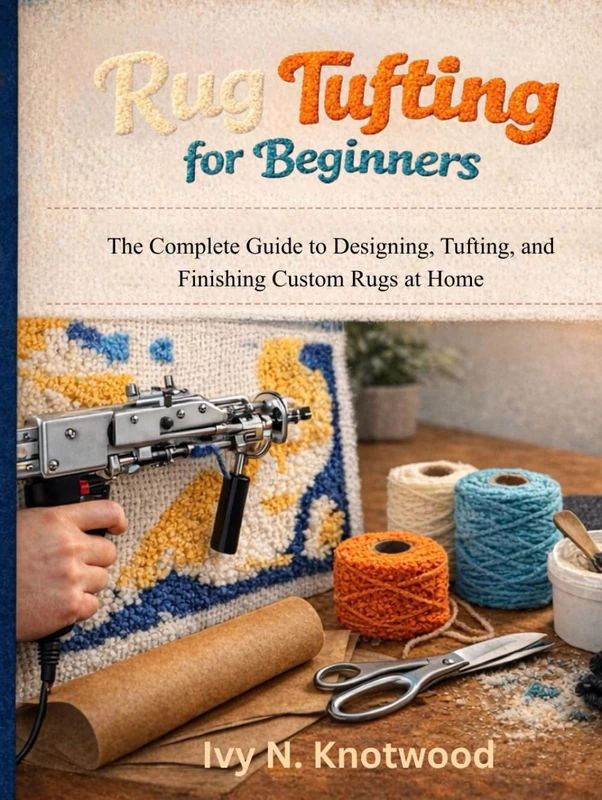 Rug Tufting for Beginners: The Complete Guide to Designing, Tufting, and Finishing Custom Rugs at Home