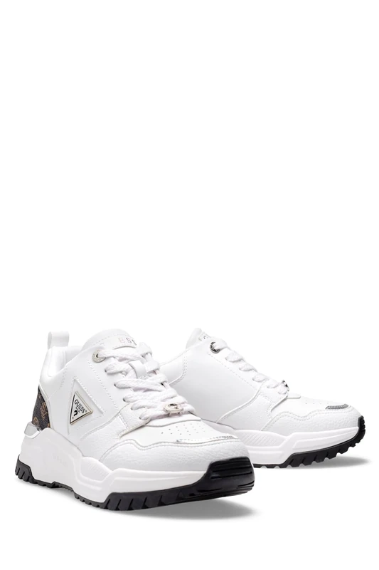 GUESS Women's Helada White Running Sneakers