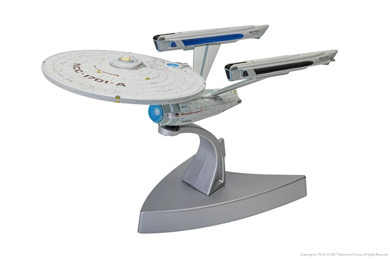 Corgi Diecast Model Spacecraft - CC98002 Star Trek - USS Enterprise NCC-1701-A Star Trek VI: The Undiscovered Country - Men & Women Souvenir Gifts from UK - Small Die Cast Toy Ship Models