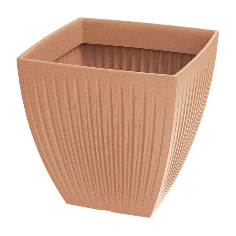 Well Home Rotomolding Pot Latia Square MIDL Ø48x48 Terracotta - Image 1