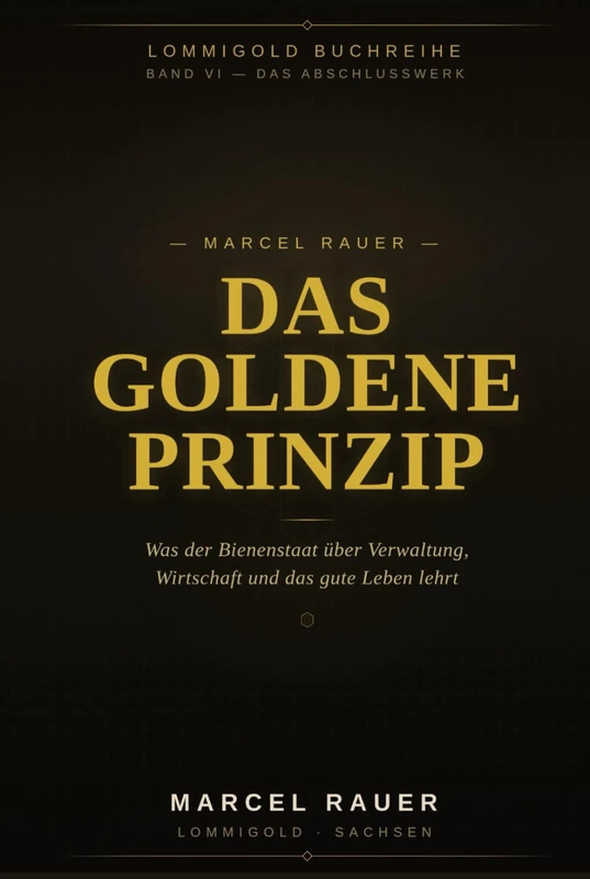 DAS GOLDENE PRINZIP: Was der Bienenstaat über Verwaltung, Wirtschaft und das gute Leben lehrt (Lommigold – Die Bibliothek der Unabhängigkeit) - Image 1