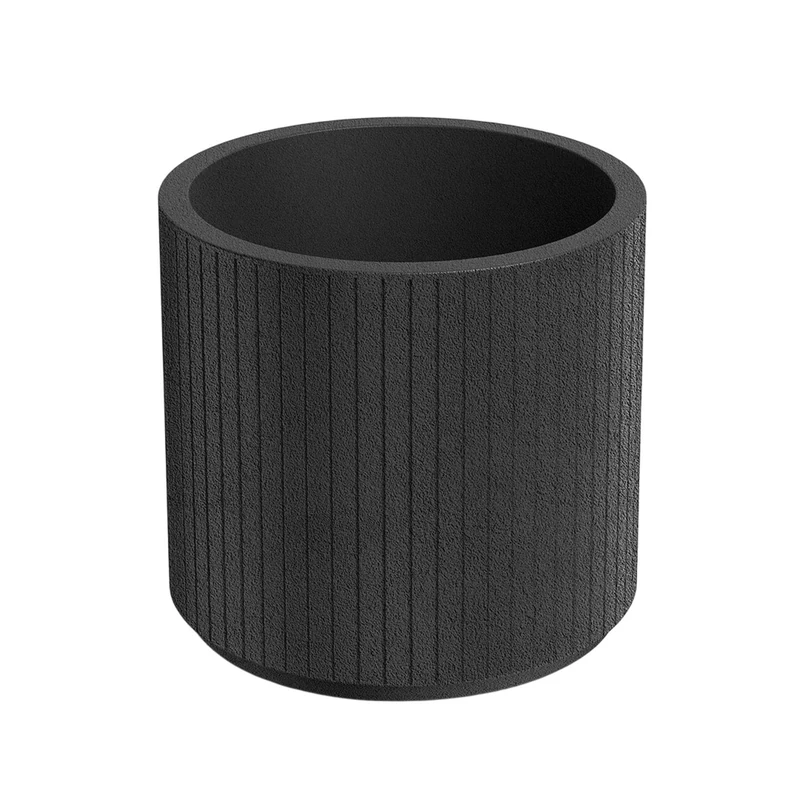 Well Home Rotomolding Pot Coro Round charcoal Ø40x36 - Image 1