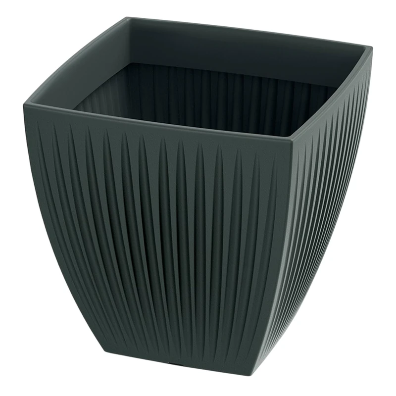 Well Home Rotomolding Pot Latia Square MIDL Ø60x58 Anthracite