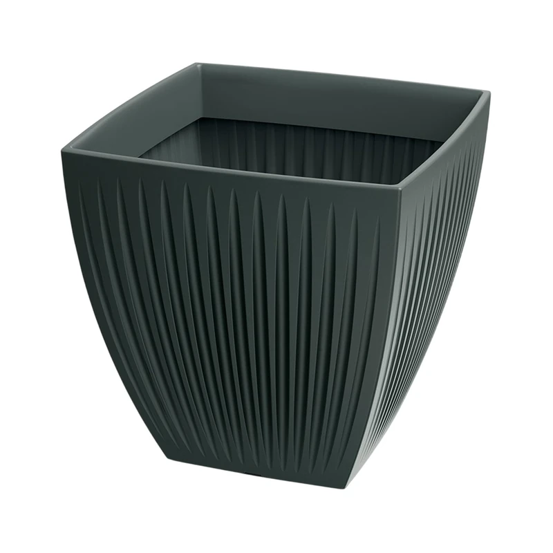 Well Home Rotomolding Pot Latia Square MIDL Ø40x40 Anthracite - Image 1