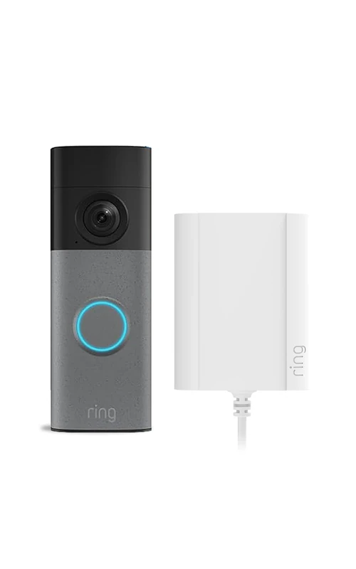 Ring Wired Video Doorbell (newest gen) | with Plug-In Adaptor | Video Doorbell Camera with Retinal 2K, up to 6x Enhanced Zoom | Wide Field of View | 30-day free trial of Ring Subscription Plan - Image 1