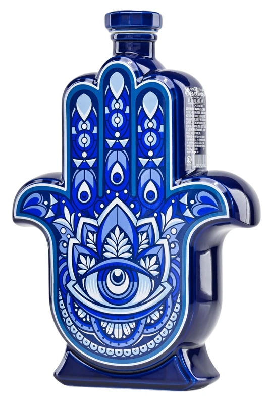 Casa De Hamsa Blanco Tequila – Ultra-Premium 100% Blue Weber Agave, Small Batch Crafted, Crystal Clear Unaged Tequila with Bright Citrus Notes - Image 1