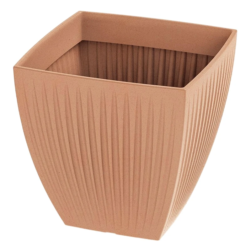 Well Home Rotomolding Pot Latia Square MIDL Ø60x58 Terracotta - Image 1