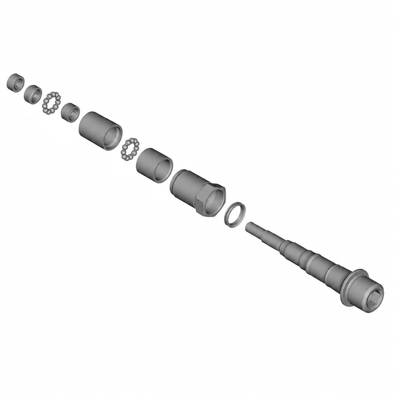 Shimano Spares SPRE PDM9200 pedal axle assembly -3mm LH