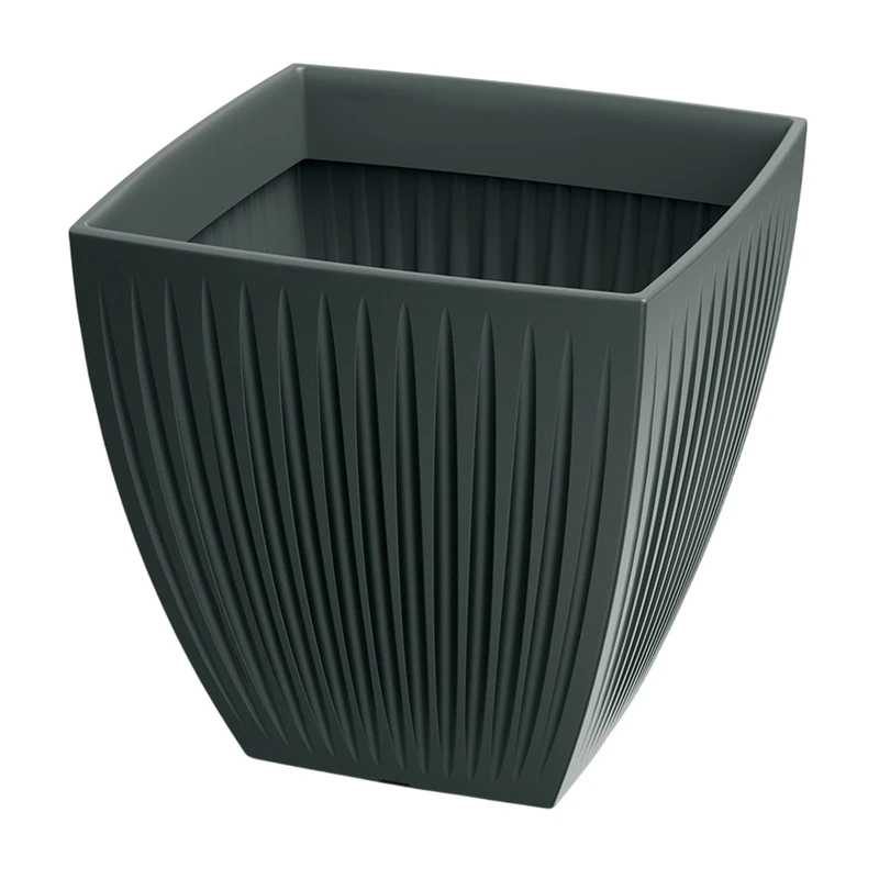 Well Home Rotomolding Pot Latia Square MIDL Ø48x48 Anthracite - Image 1