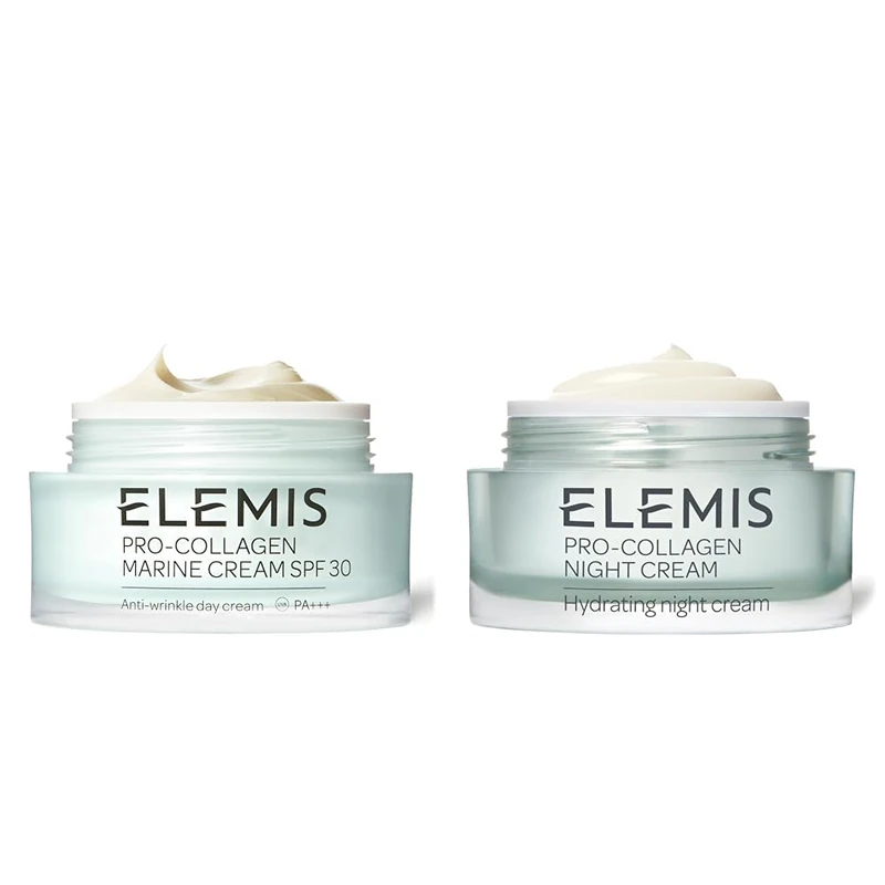 ELEMIS Pro-Collagen Marine Cream SPF30 30ml & Pro-Collagen Night Cream 30ml Anti-Ageing Duo