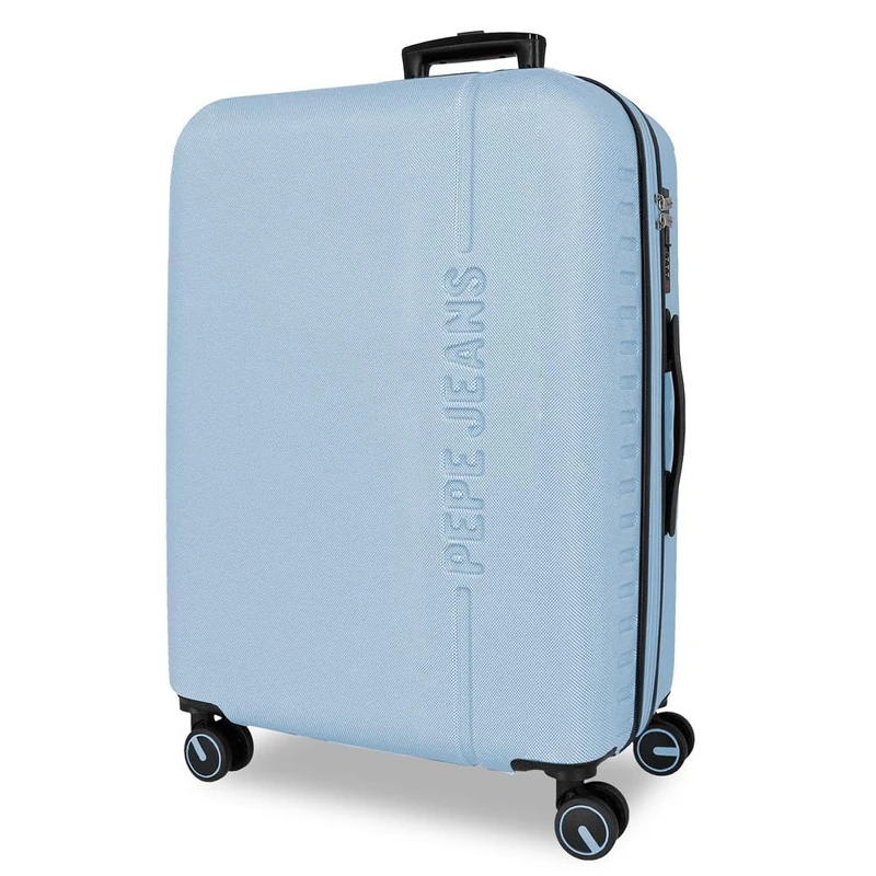 Pepe Jeans Montana Medium Blue Suitcase 48x68x27 cm Rigid ABS Integrated TSA Closure 72 L 4.14 kg - Image 1