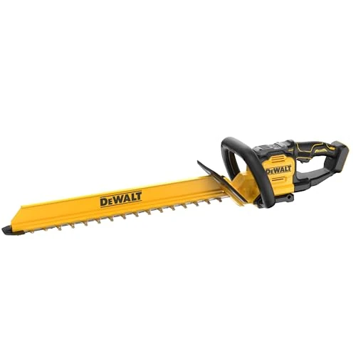 DEWALT 18V XR 60cm Brushless Hedge Trimmer with Full-Coverage Blade Sheath, Hanging Hook, and Hedge Sweep, Tool Only, DCMHT567N-XJ