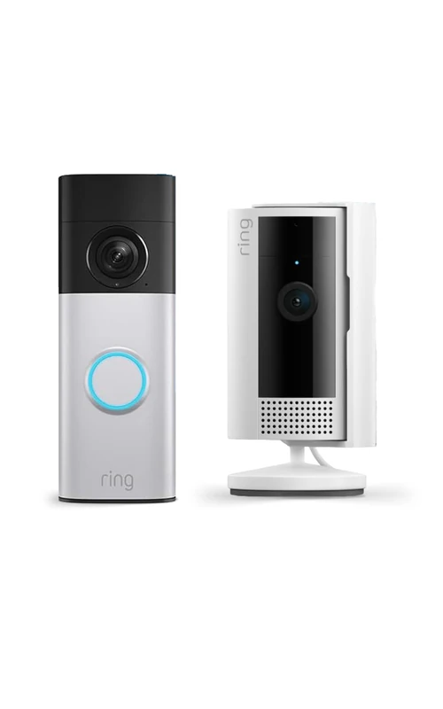 All-new Ring Battery Video Doorbell Plus + Ring Indoor Camera