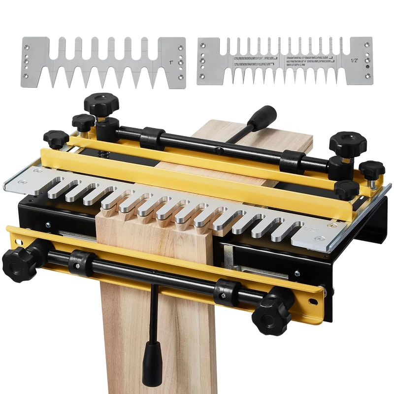 VEVOR Dovetail Jig, 12 in Width, Dove Tailing Router Jigs 4 Router Bits