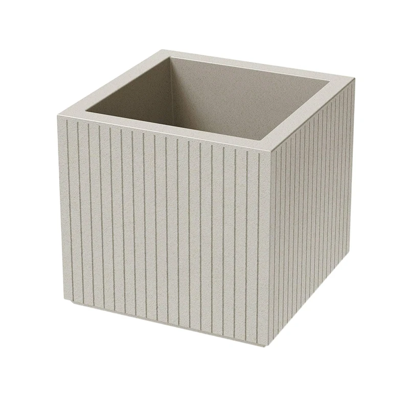 Well Home Coro Square Sand Rotomolding Pot Ø40x36