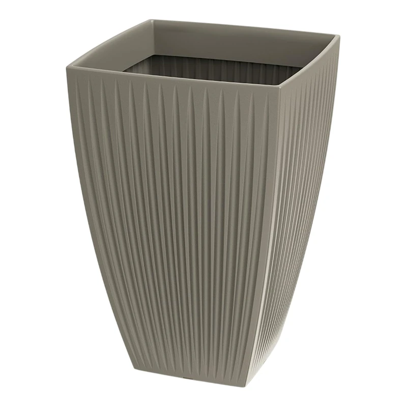 Well Home Rotomolding Pot Latia Square High Ø40x58 Mocca