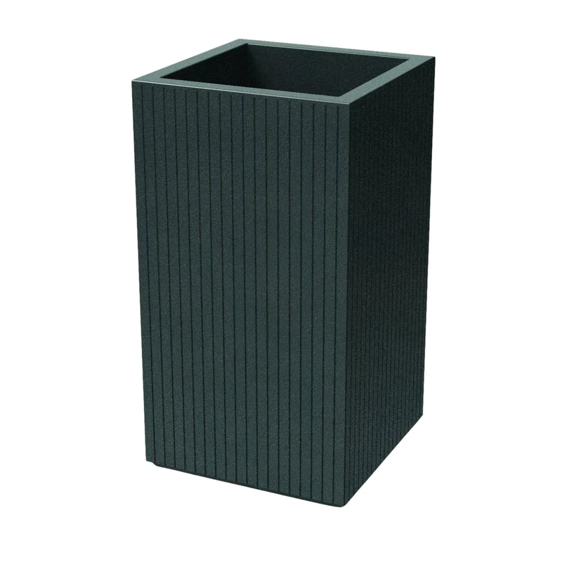 Well Home Coro Square High Graphite Rotomolding Pot Ø40x70 - Image 1