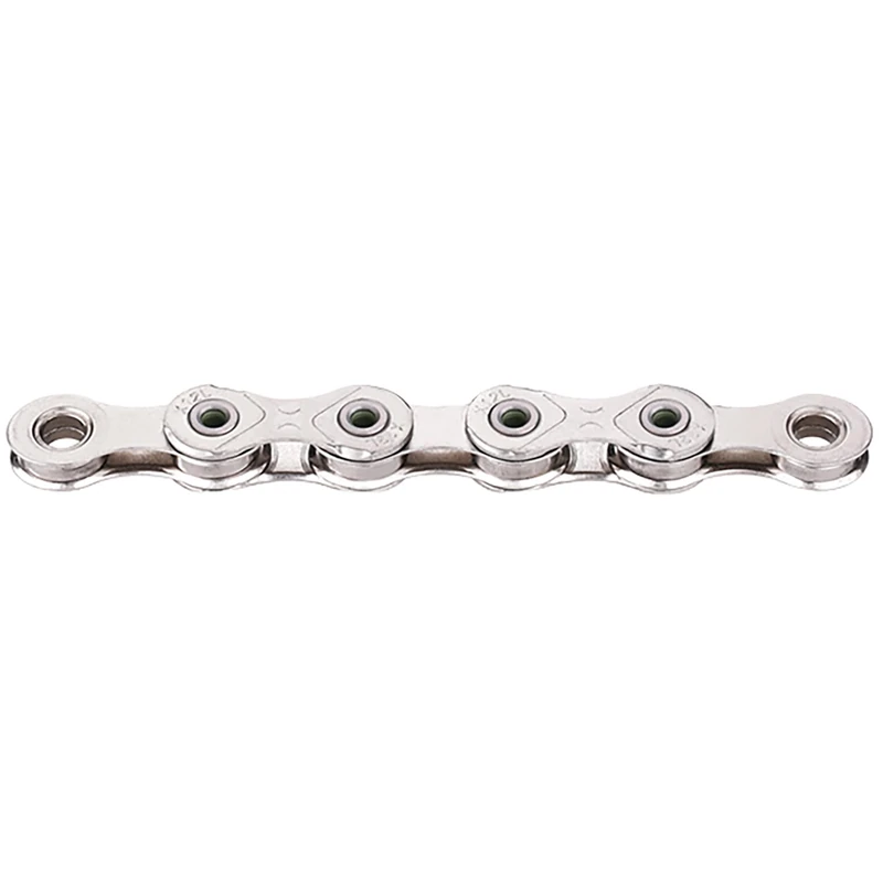 KMC X12L Waxed Chain – 12‑Speed Lightweight Chain with GO Wax Treatment, Double X‑Bridge, Hollow Pins & MissingLink – Compatible with Shimano & Campagnolo 12‑Speed - Silver