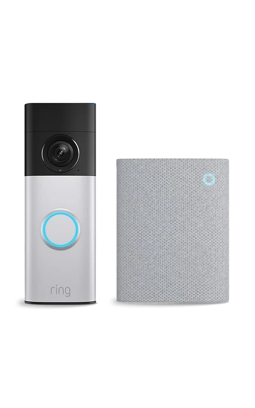 Ring Battery Video Doorbell Plus (newest gen) + Chime (3rd Gen) | Video Doorbell Camera | Retinal 2K, up to 6x Enhanced Zoom | Quick Release Battery Pack | 30-day free trial of Ring Subscription Plan - Image 1