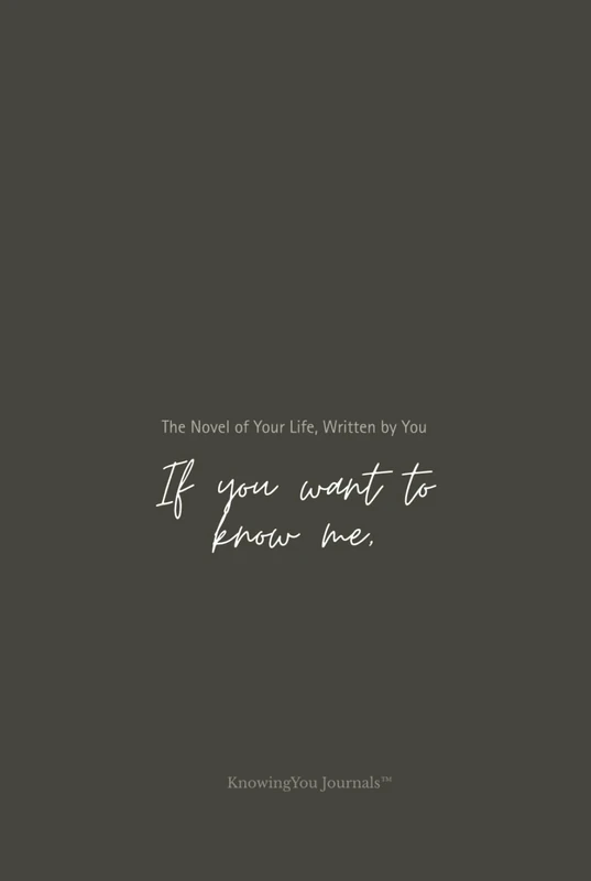 If you want to know me,: The Novel of Your Life, Written by You - Image 1