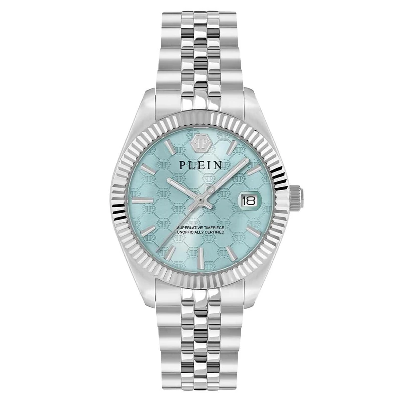 Philipp Plein Women's Analogue Quartz Watch Date Superlative