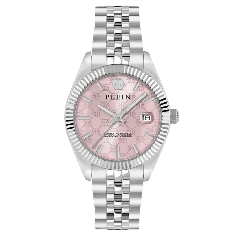 Philipp Plein Women's Analogue Quartz Watch Date Superlative