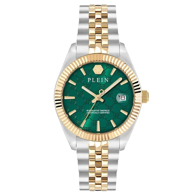 Philipp Plein Women's Analogue Quartz Watch Date Superlative