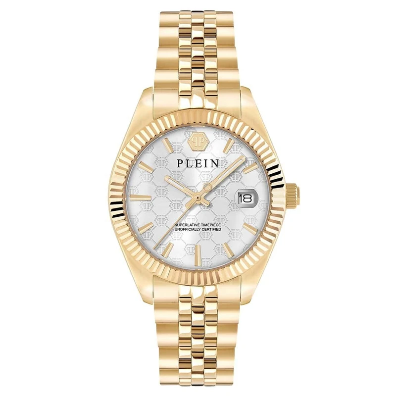 Philipp Plein Women's Analogue Quartz Watch Date Superlative