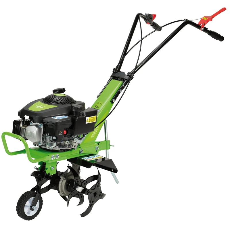 Draper Petrol Cultivator Tiller 150cc 3.5HP, 360mm Tilling Width, Self-Propelled Gear Drive, Adjustable Depth 130mm, Height Adjustable Handlebars, 4-Stroke Garden Rotavator