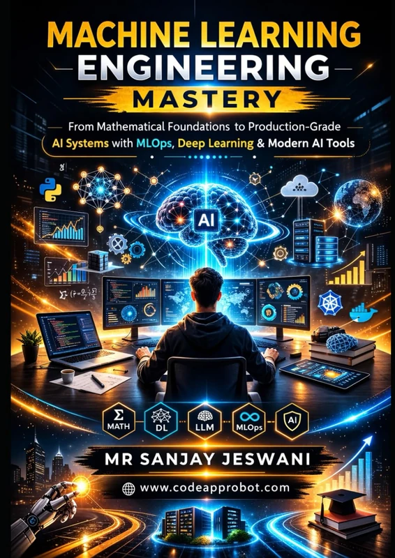 Machine Learning Engineering Mastery: From Mathematical Foundations to Production-Grade AI Systems with MLOps, Deep Learning & Modern AI Tools