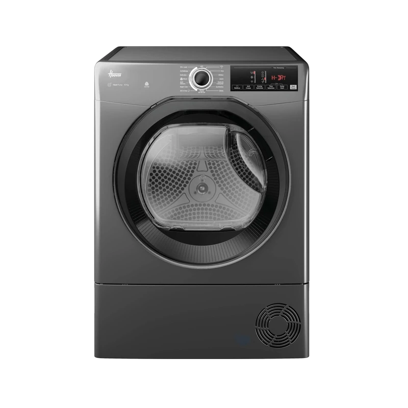 Hoover H-DRY 350 HRE H10N2TBER-80 Heat Pump Tumble Dryer, 10kg, Graphite, A++ Energy Class