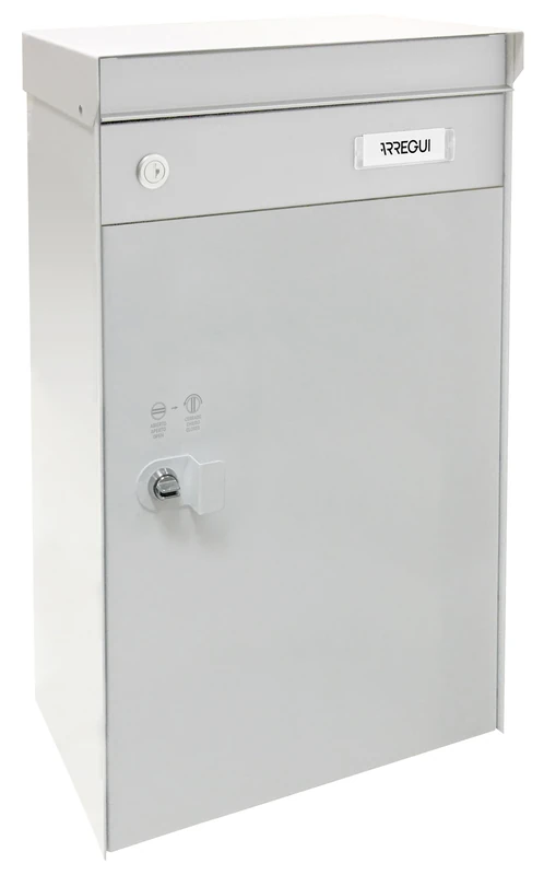 ARREGUI Frontpack Mail EP2211 Mailbox and Parcel Box | Single Steel Mailbox for Large Postal Mail and Parcel | Parcel Box | White - Image 1