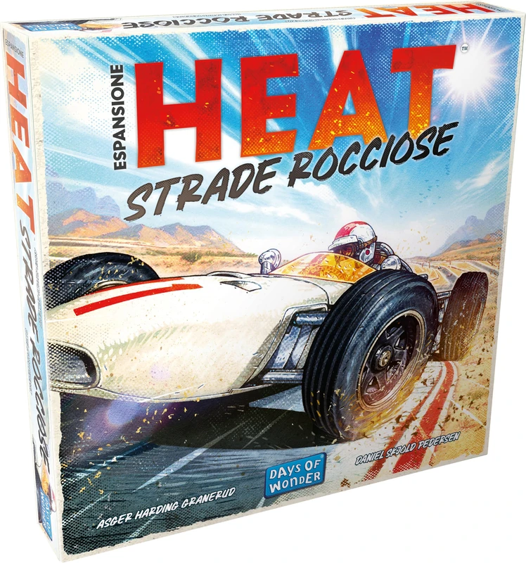 Asmodee - Heat Rocky Roads, Expansion Board Game, Two New Scenarios, 10+ Years, Italian Edition