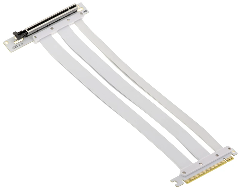 KALEA-INFORMATIQUE Riser PCI Express Gen 5.0 PCIe x16 Male to Female Extension Cable, 64GB Gen5 Speed, 30cm Length - Image 1