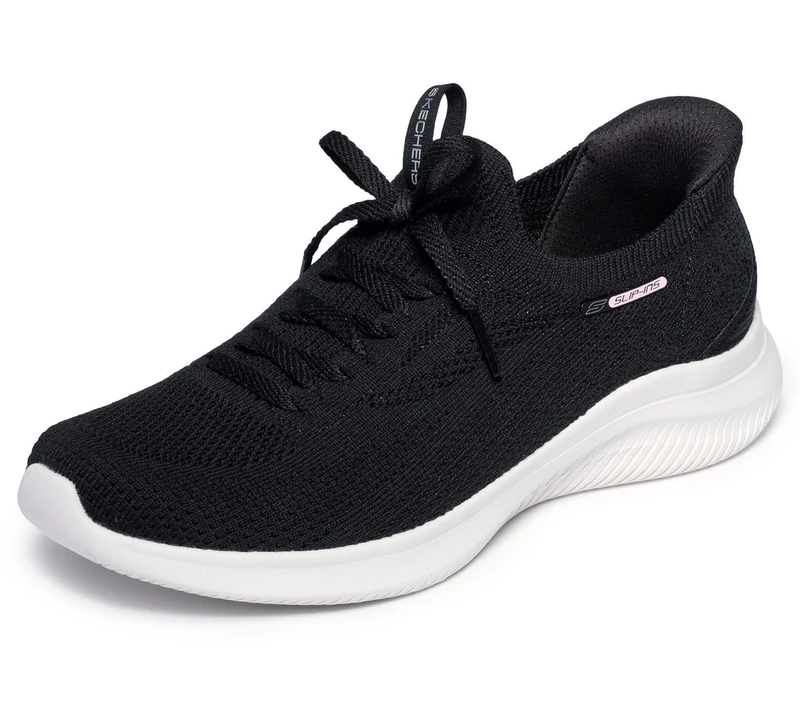 Skechers Women's Ultra Flex 4.0 Trainers, Olive Knit/Trim, 6