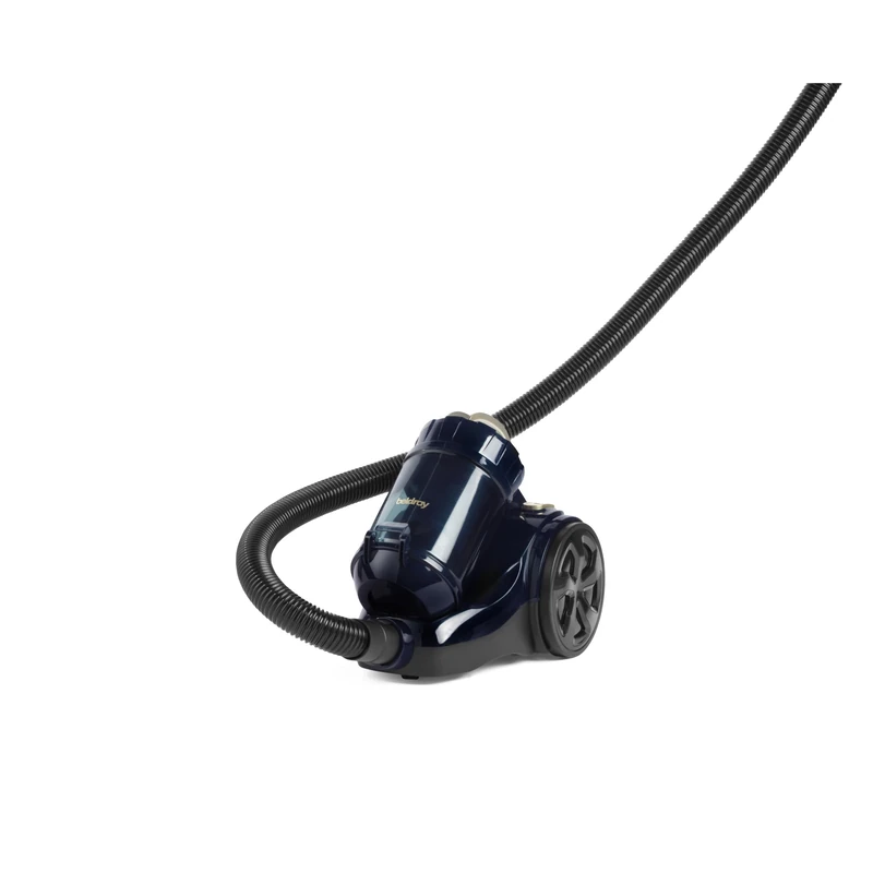 Beldray Compact Power Cylinder Vacuum Cleaner - 800W Bagless Cyclonic Suction, 2L Dust Tank, HEPA Filter, Multi-Surface Floor Head for Carpets & Hard Floors, Telescopic Tube, 5m Cord, Crevice Tool