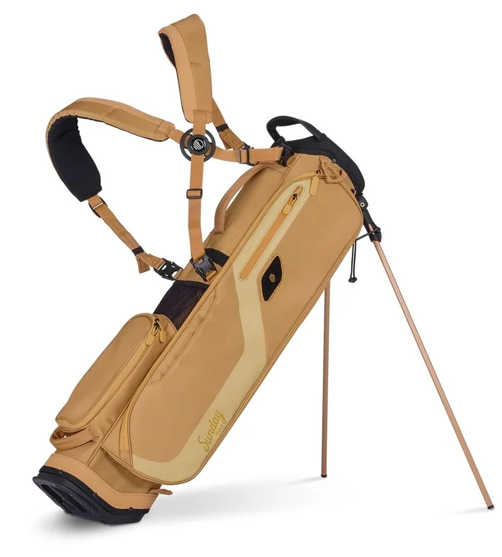 Sunday Golf El Camino Golf Bag by - Lightweight Stand Bag with Double Strap – Easy to Carry – Fits a Full Set of Clubs. Minimalist Golfers, and Golf Carts (Clay Thomson)