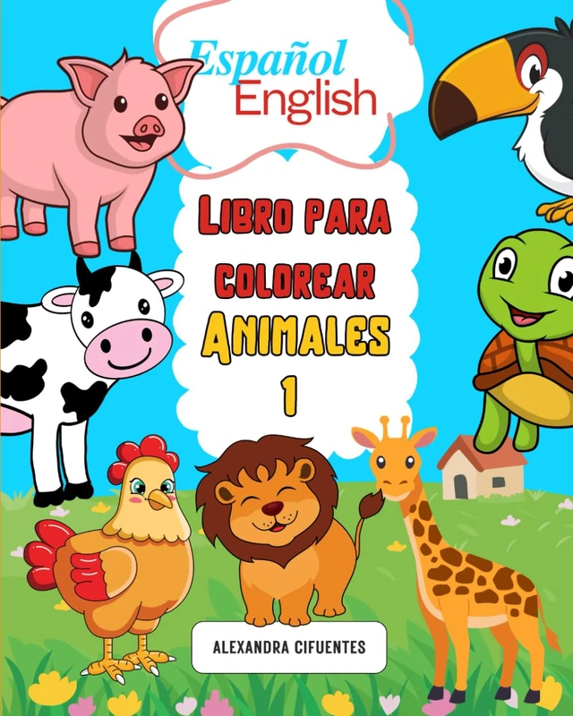 Libro para colorear: español - English