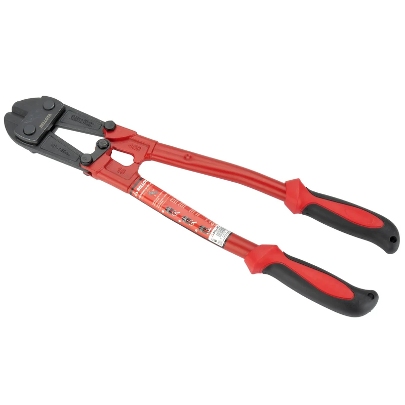 Bellota 6009450N – Professional Rod Cutter 450 mm – Shears for Ferralla and Steel Rods, Monobloc Forged Head, Induction Tempered Edges, Precise Adjustment System and Ergonomic Handle