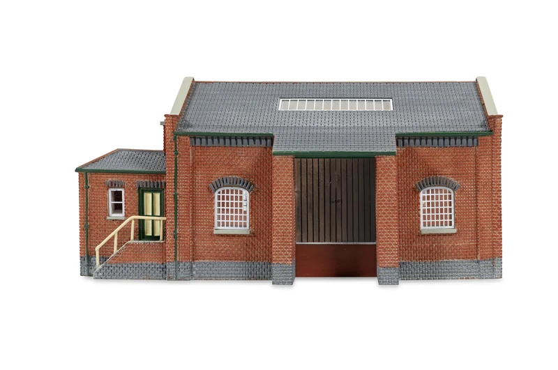 Hornby TT TT9020 Goods Shed - Red Brick Collection, Railway - Accessories - Resin Building, for ages +14 Years