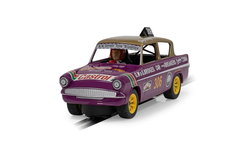 Superslot H4584 Ford Anglia 105e George Polley 306 Slot Car - USA/Classic, for ages 3+ Years