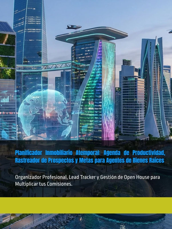 Planificador Inmobiliario Atemporal: Agenda de Productividad, Rastreador de Prospectos y Metas para Agentes de Bienes Raíces: Organizador Profesional, ... Open House para Multiplicar tus Comisiones.