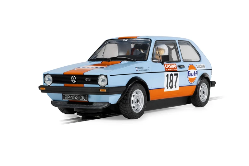 Superslot H4609 Volkswagen Golf Gti - Gulf Edition, Slot Car - Street & Rally, for ages 3+ Years