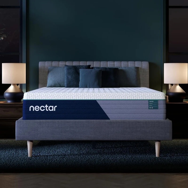 Nectar Premier Hybrid 28cm Single Mattress - Medium Firm - Memory Foam & Innerspring Coils - Cooling Top Layer - Back Pain Relief - Mattress in a Box - 365-Night Trial & Forever Warranty