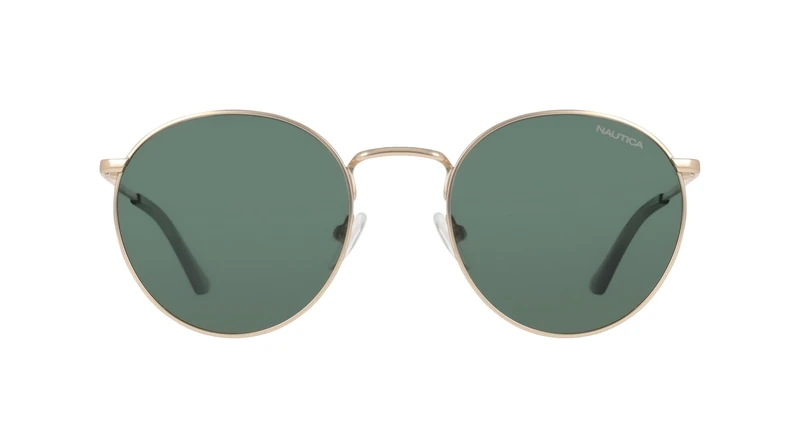 Nautica Unisex Adult Sunglasses N110SP - Gold with Polar Solid Green Lens